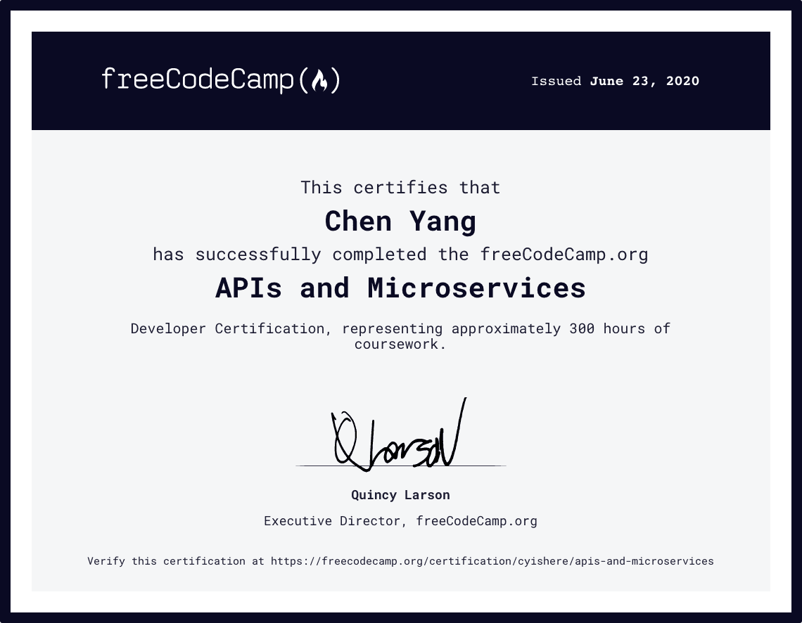 APIs and Microservices Certification